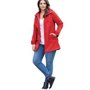 ELLOS -Zip Front Bonded Fleece Jacket Size 12